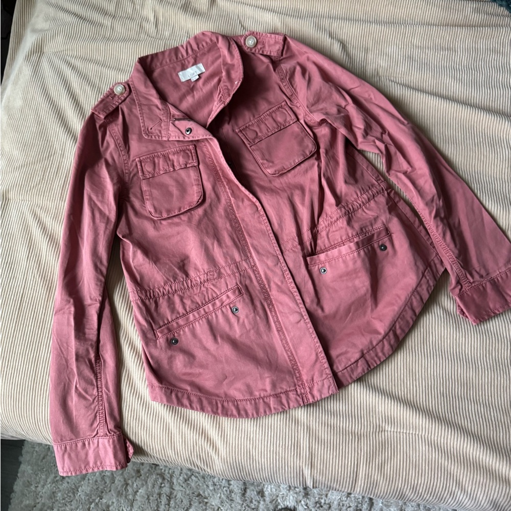 LOFT light red cargo jacket size S